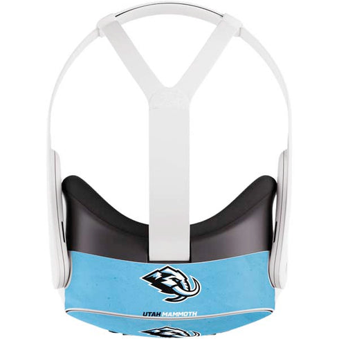 NHL Utah Mammoth Distressed Blue Meta Quest 3S Skin