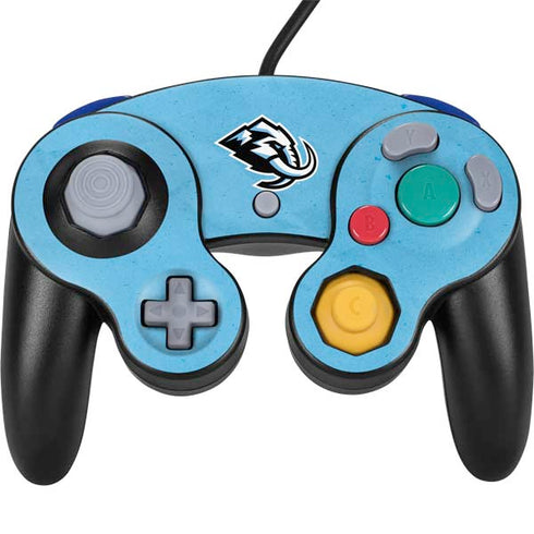 NHL Utah Mammoth Distressed Blue Nintendo GameCube Controller Skin