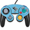 NHL Utah Mammoth Distressed Blue Nintendo GameCube Controller Skin
