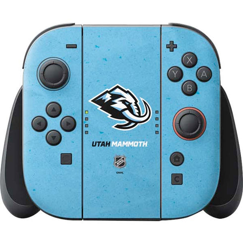 NHL Utah Mammoth Distressed Blue Nintendo Switch 2 (2025) Joy-Con Controller Skin