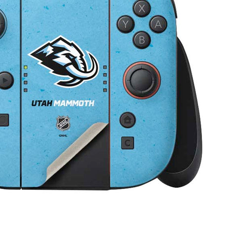 NHL Utah Mammoth Distressed Blue Nintendo Switch 2 (2025) Joy-Con Controller Skin