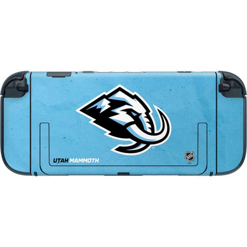 NHL Utah Mammoth Distressed Blue Nintendo Switch 2 (2025) with Joy-Con Skin