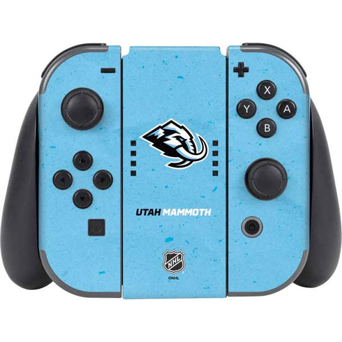 NHL Utah Mammoth Distressed Blue Nintendo Switch (2017-2021) Joy-Con Controller Skin
