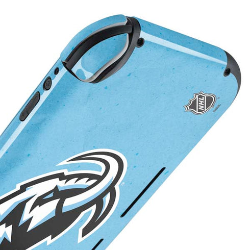 NHL Utah Mammoth Distressed Blue Nintendo Switch Lite Skin