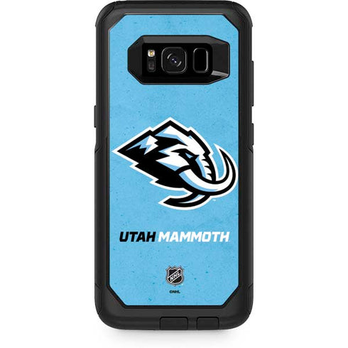 NHL Utah Mammoth Distressed Blue Otterbox Commuter Galaxy Skin