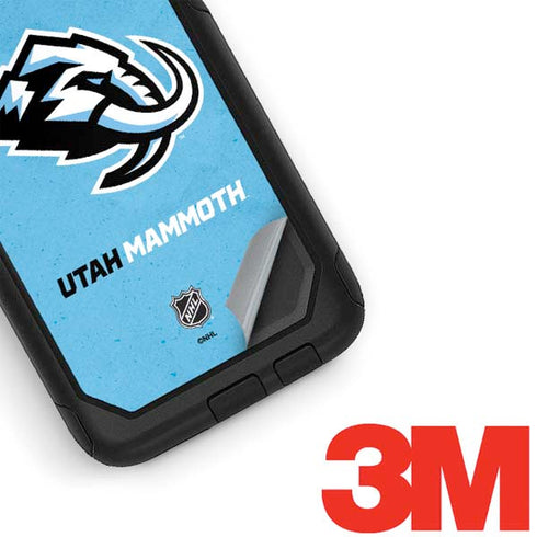 NHL Utah Mammoth Distressed Blue Otterbox Commuter Galaxy Skin