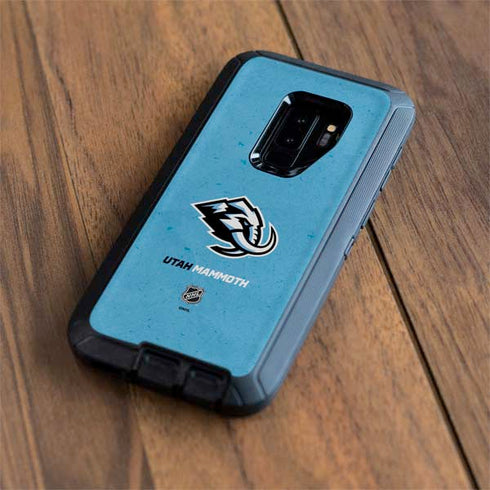 NHL Utah Mammoth Distressed Blue Otterbox Defender Galaxy Skin