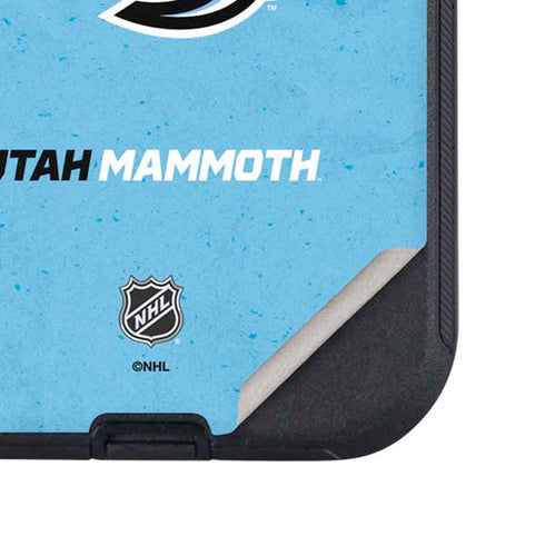 NHL Utah Mammoth Distressed Blue Otterbox Defender iPhone Skin