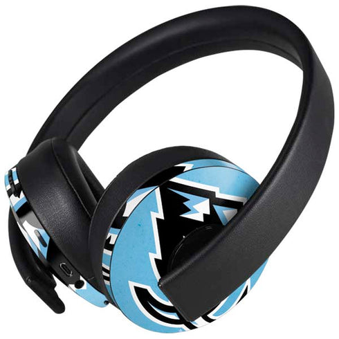 NHL Utah Mammoth Distressed Blue PlayStation 4 Gold Wireless Headset Skin