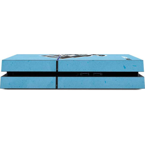 NHL Utah Mammoth Distressed Blue PS4 Console Skin
