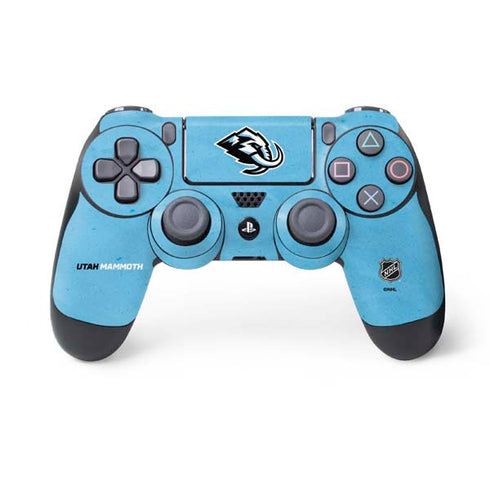 NHL Utah Mammoth Distressed Blue PlayStation PS4 Skins