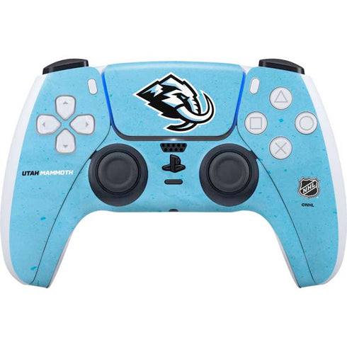 NHL Utah Mammoth Distressed Blue PS5 Controller Skin