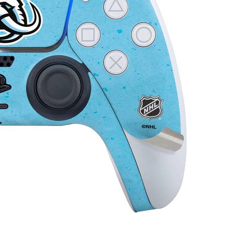NHL Utah Mammoth Distressed Blue PS5 Controller Skin