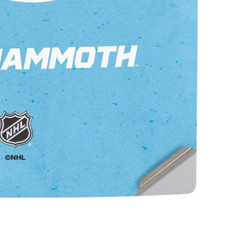 NHL Utah Mammoth Distressed Blue PS5 Slim Digital Edition Console Skin