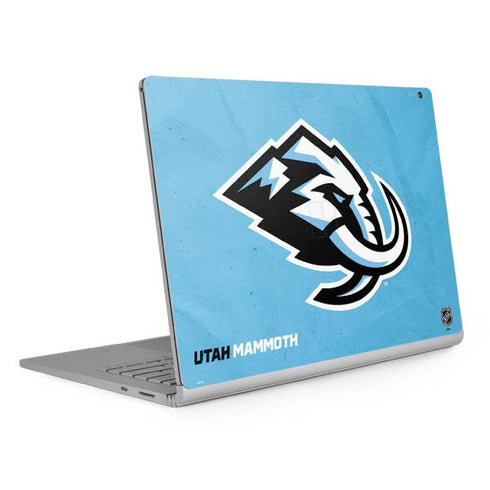 NHL Utah Mammoth Distressed Blue Surface Book 2 13.5in Skin