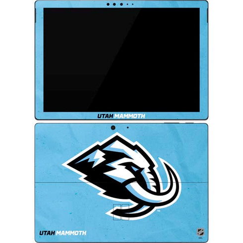 NHL Utah Mammoth Distressed Blue Surface Pro 7 Skin