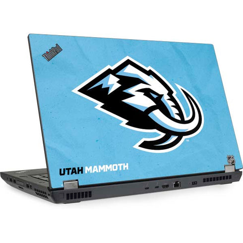 NHL Utah Mammoth Distressed Blue Lenovo ThinkPad Skin