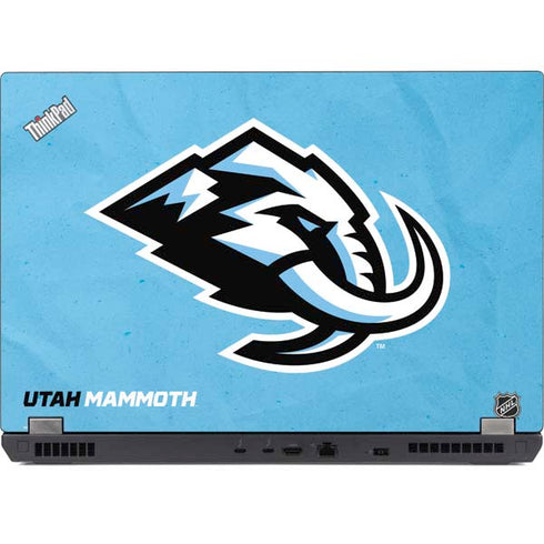 NHL Utah Mammoth Distressed Blue Lenovo ThinkPad Skin