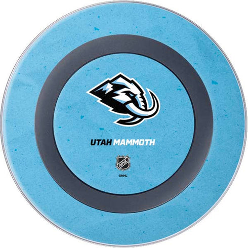 NHL Utah Mammoth Distressed Blue Wireless Charger Skin