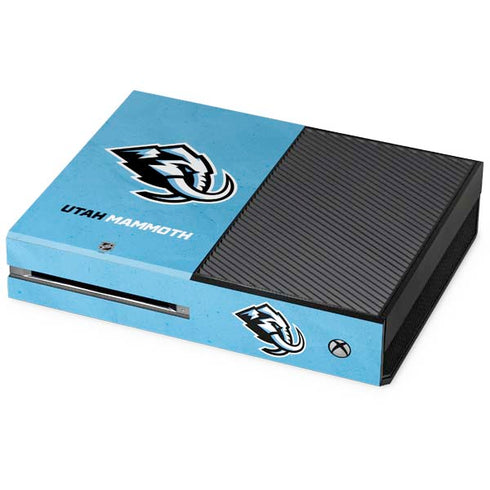 NHL Utah Mammoth Distressed Blue Xbox One Skins
