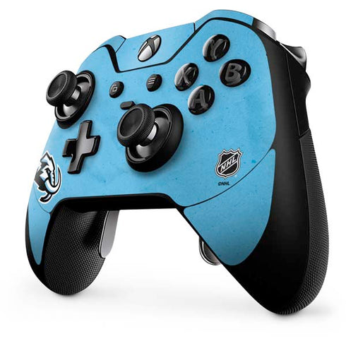 NHL Utah Mammoth Distressed Blue Xbox One Elite Controller Skin