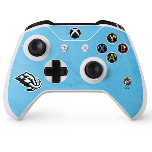 NHL Utah Mammoth Distressed Blue Xbox One S Controller Skin