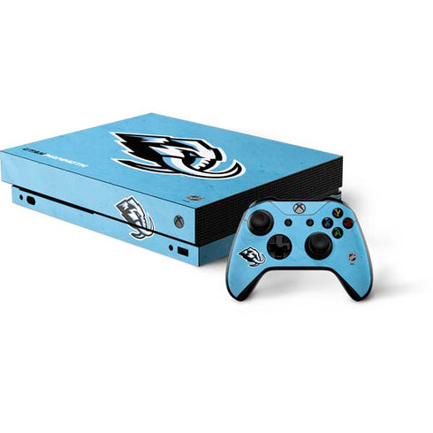 NHL Utah Mammoth Distressed Blue Xbox One Skins