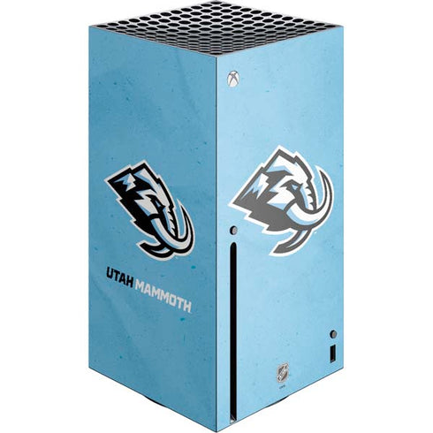 NHL Utah Mammoth Distressed Blue Xbox Series X Skins