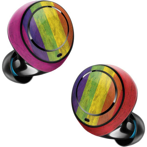 Distressed Rainbow Flag Amazon Echo Buds Skin