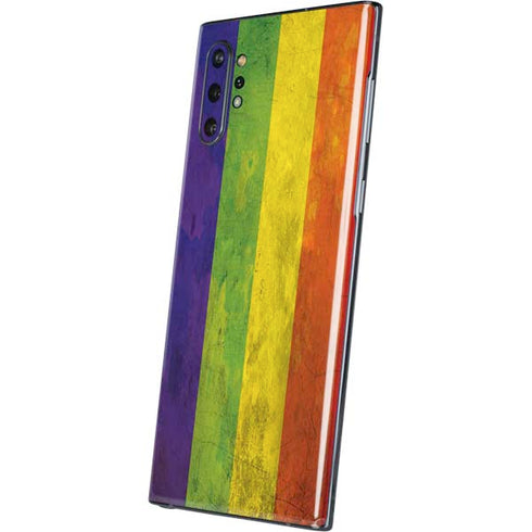 Distressed Rainbow Flag Galaxy Note 10 Plus Skin