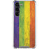 Distressed Rainbow Flag Galaxy S24 FE Clear Case
