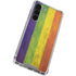 Distressed Rainbow Flag Galaxy S24 FE Clear Case