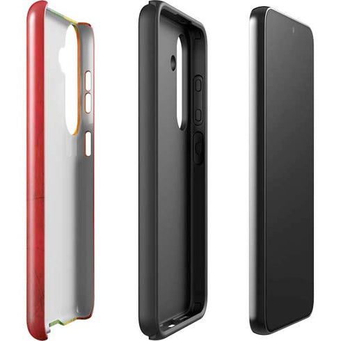 Distressed Rainbow Flag Galaxy S25 Impact Case