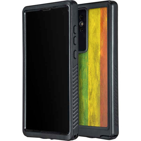 Distressed Rainbow Flag Galaxy S24 Ultra Waterproof Case