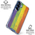 Distressed Rainbow Flag Galaxy S25 Clear Case