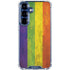 Distressed Rainbow Flag Galaxy S25 FE Clear Case