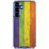 Distressed Rainbow Flag Galaxy S25 Plus Clear Case