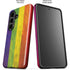 Distressed Rainbow Flag Galaxy S26 Plus Impact Case