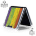 Distressed Rainbow Flag Galaxy Z Flip6 Clear Case