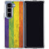 Distressed Rainbow Flag Galaxy Z Fold5 5G Clear Case