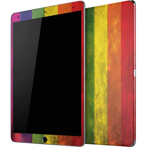 Distressed Rainbow Flag iPad Skins
