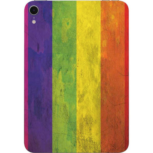 Distressed Rainbow Flag Apple iPad Mini Skin