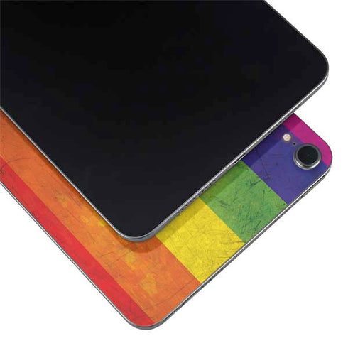 Distressed Rainbow Flag Apple iPad Mini Skin