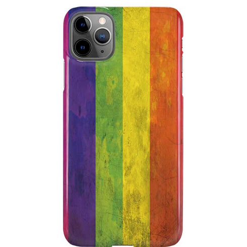 Distressed Rainbow Flag iPhone Cases