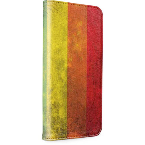 Distressed Rainbow Flag iPhone 14 Folio Case