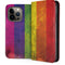 Distressed Rainbow Flag iPhone 14 Pro Folio Case