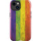 Distressed Rainbow Flag iPhone 15 Impact Case