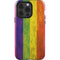 Distressed Rainbow Flag iPhone 15 Pro Impact Case