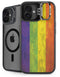 Distressed Rainbow Flag iPhone 16 Kickstand Case