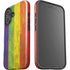 Distressed Rainbow Flag iPhone 16 Plus Impact Case